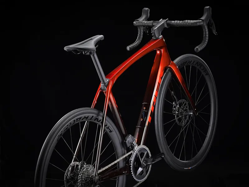 Trek Domane SLR 6 eTap Gen 4 Road Bike 2024 Metallic Red Smoke/Red Carbon Smoke-2