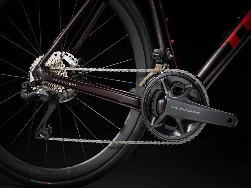 Trek Domane SLR 7 Gen 4 Road Bike 2025 Metallic Red Smoke/Red Carbon Smoke-3