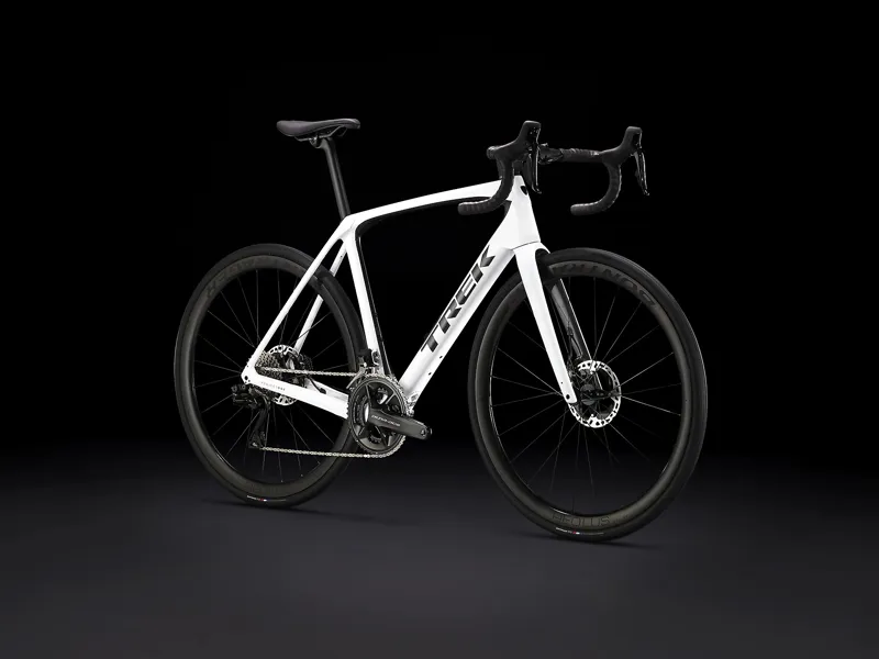 Trek Domane SLR 9 Gen 4 Road Bike 2024 Crystal White-1