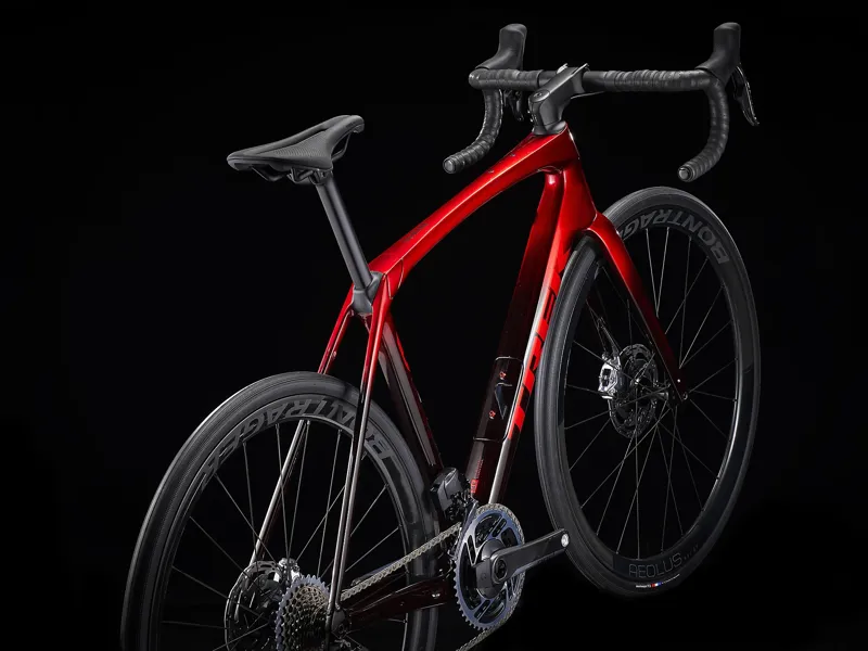 Trek Domane SLR 9 E tap Gen 4 Road Bike 2024 Red Smoke/Carbon Red Smoke-2