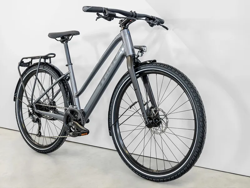 Trek Dual Sport 2 Equipped Hybrid Bike 2023 Galactic Grey -1