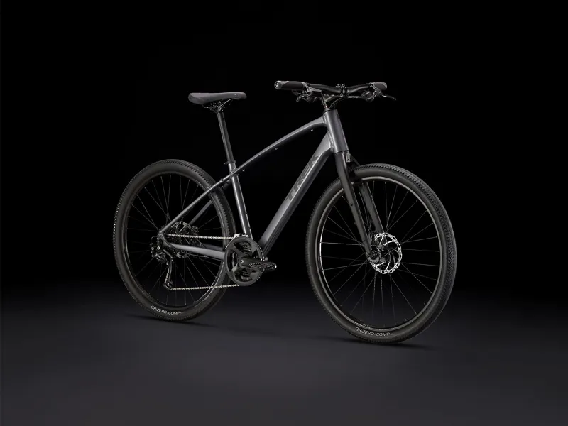 Trek Dual Sport 2 Hybrid Bike 2023 Galactic Grey-1