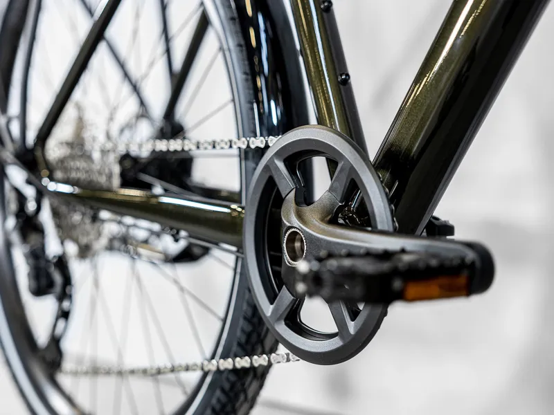 Trek Dual Sport 3 Equipped Hybrid Bike Black Olive-3