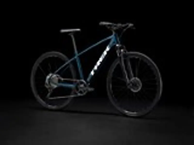 Trek Dual Sport 3 Hybrid Bike 2022 Dark Aquatic-1
