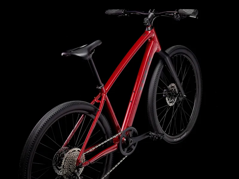 Trek Dual Sport 3 Hybrid Bike 2023 Crimson-2