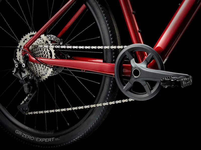 Trek Dual Sport 3 Hybrid Bike 2023 Crimson-6