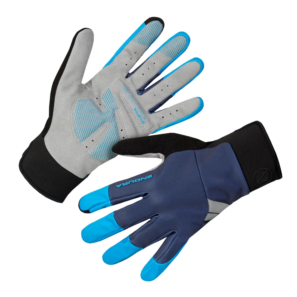 Endura Endura Windchill Gloves Hi Viz Blue