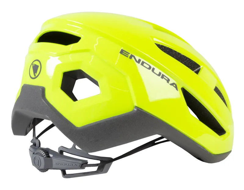 Endura Xtract Road Helmet Hi-Viz Yellow-1