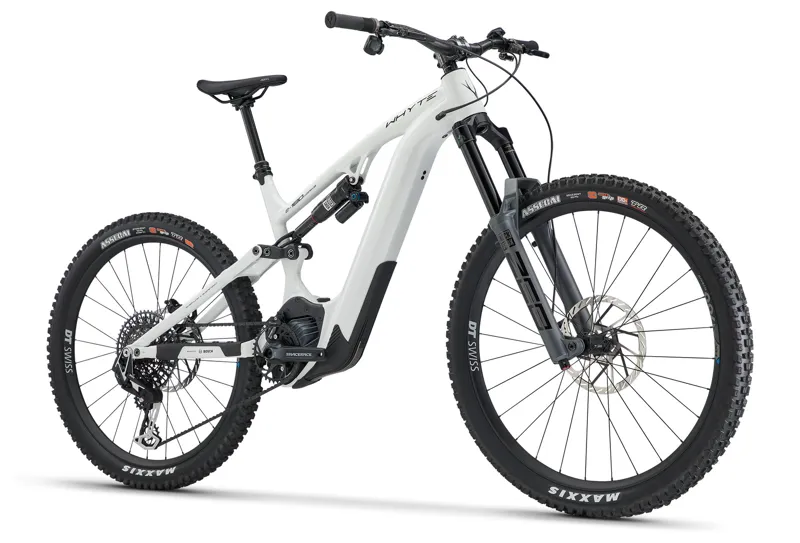 Whyte E-180 WORKS MX Super Enduro Electric Bike 2023 Gloss White/Black-1