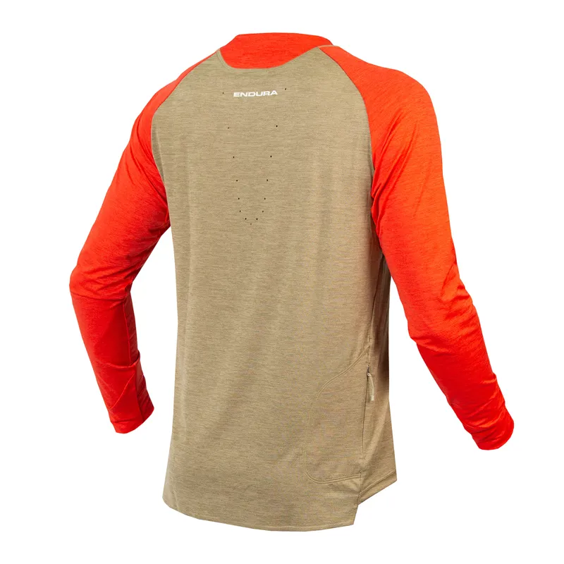 Endura Singletrack LS MTB Jersey Mushroom-1