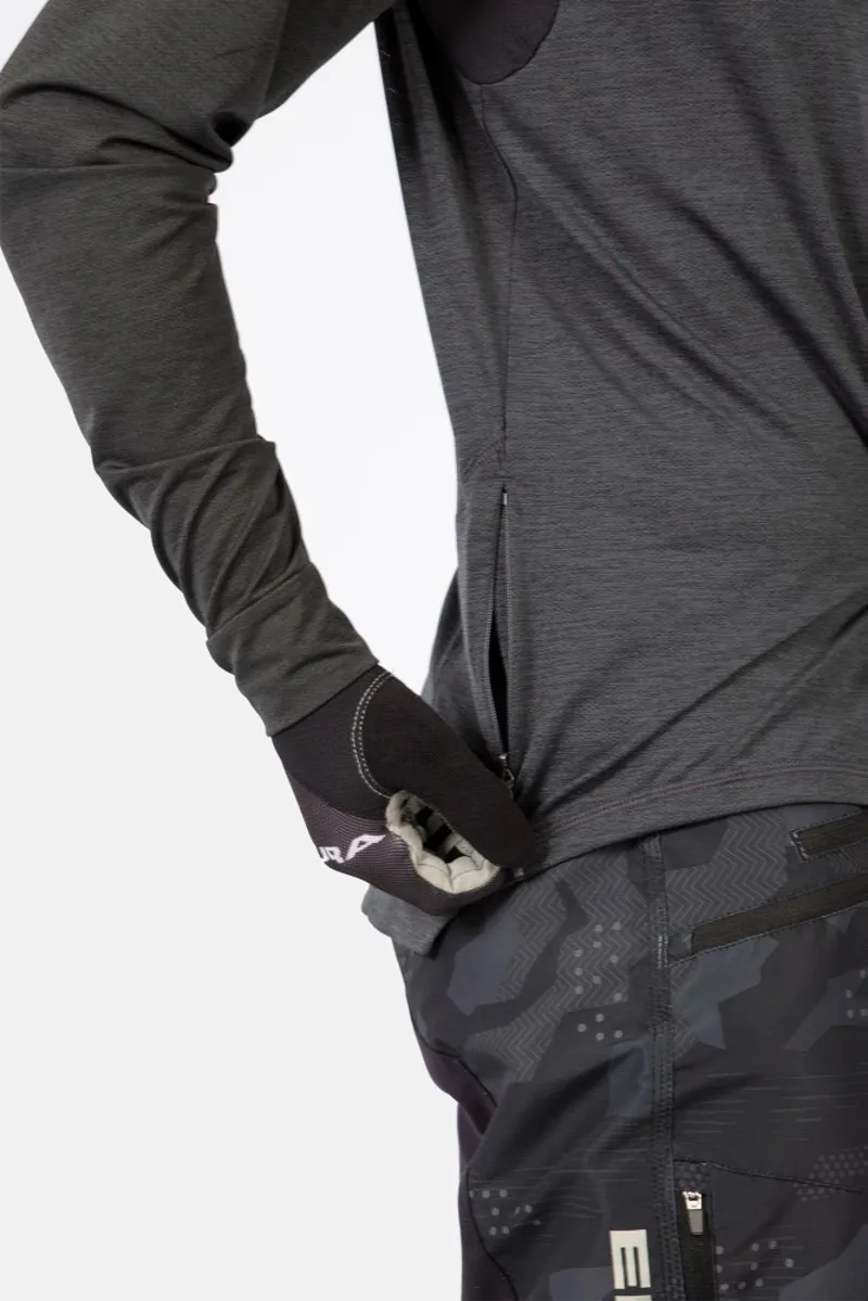 Endura Singletrack LS MTB Jersey Pewter Grey-7