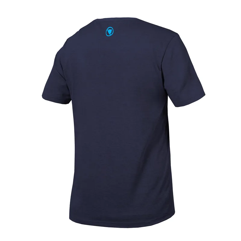 Endura One Clan Organic SS Tee Stacked Ink Blue-1