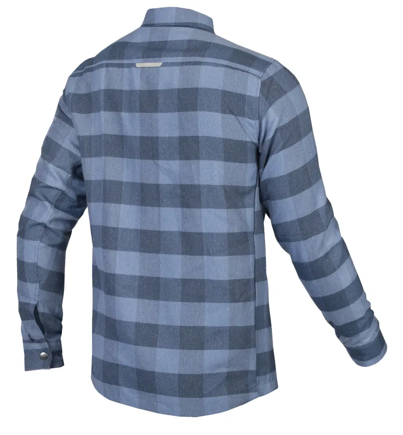 Endura Hummvee Flannel Shirt Ensign Blue-1