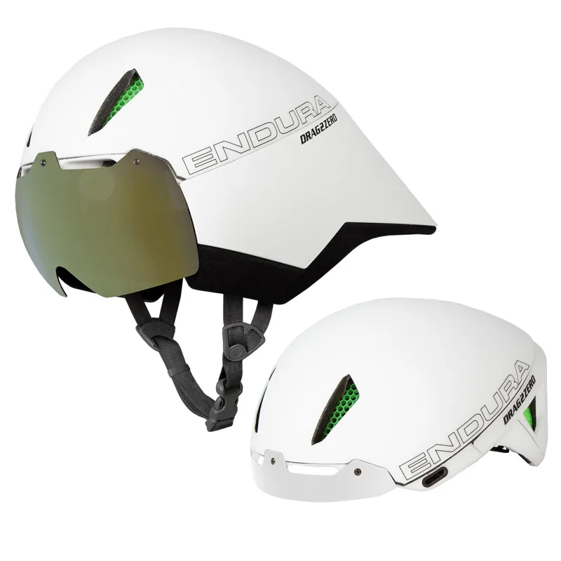 Endura D2Z Aeroswitch Road Helmet White-1