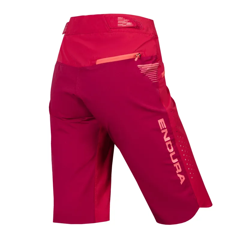 Endura SingleTrack Lite Womens Shorts Berry-1
