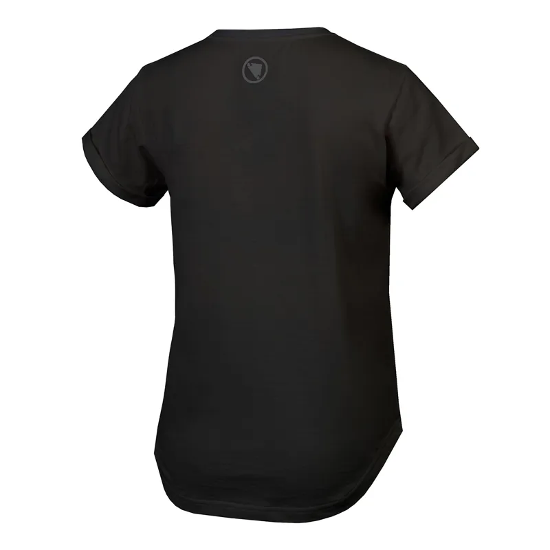 Endura One Clan Organic Womens SS Tee Camo Black-1