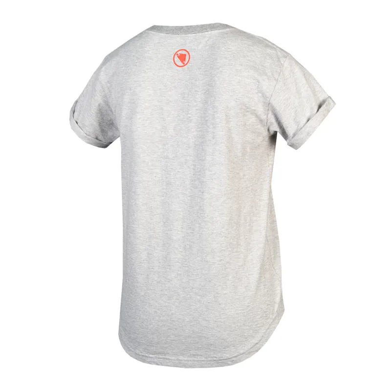 Endura One Clan Organic Womens SS Tee Stacked Grey-1