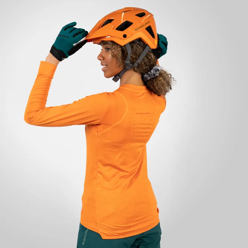 Endura SingleTrack LS Womens Jersey Harvest-3