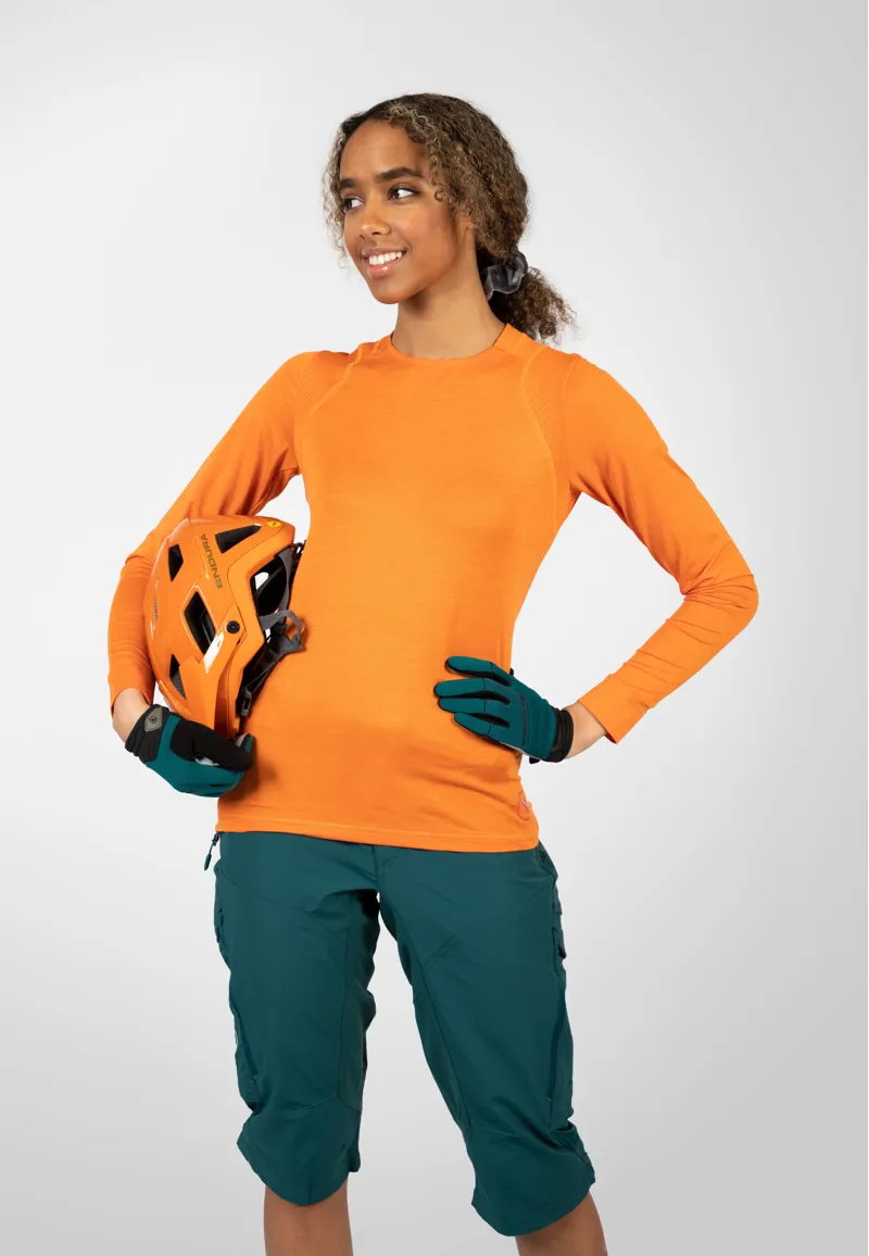 Endura SingleTrack LS Womens Jersey Harvest-9