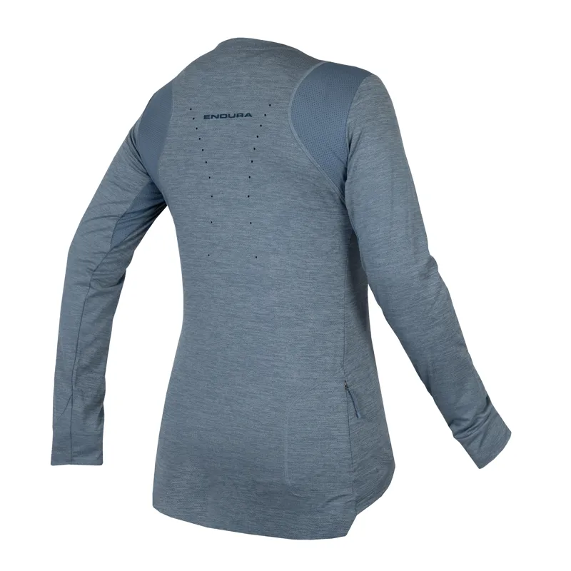 Endura SingleTrack LS Womens Jersey Blue Steel-1