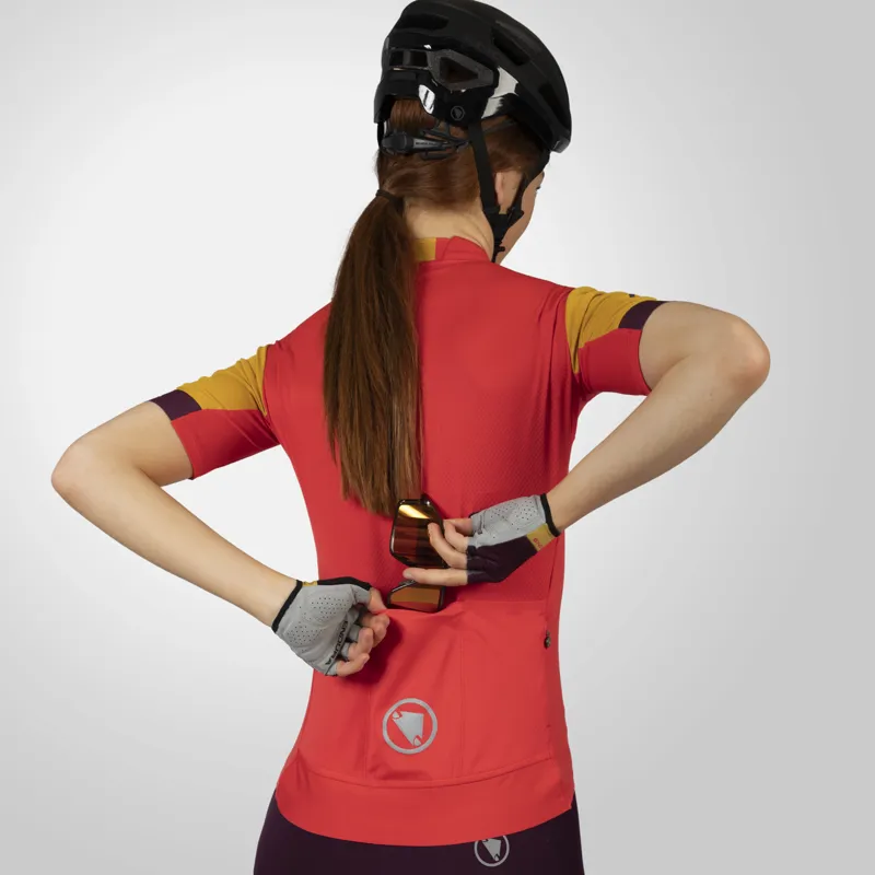 Endura FS260 SS Women's Jersey Pomegranate-4