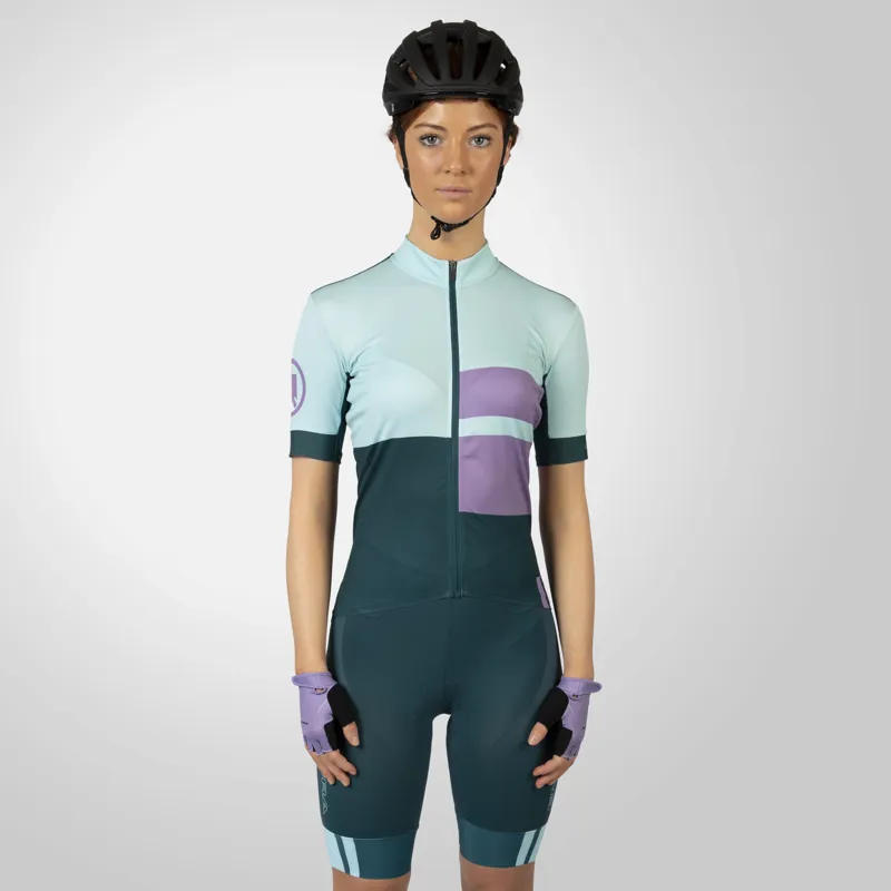 Endura FS260 Print SS Woman's Jersey Violet-2