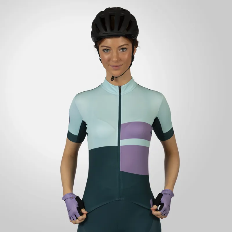 Endura FS260 Print SS Woman's Jersey Violet-3