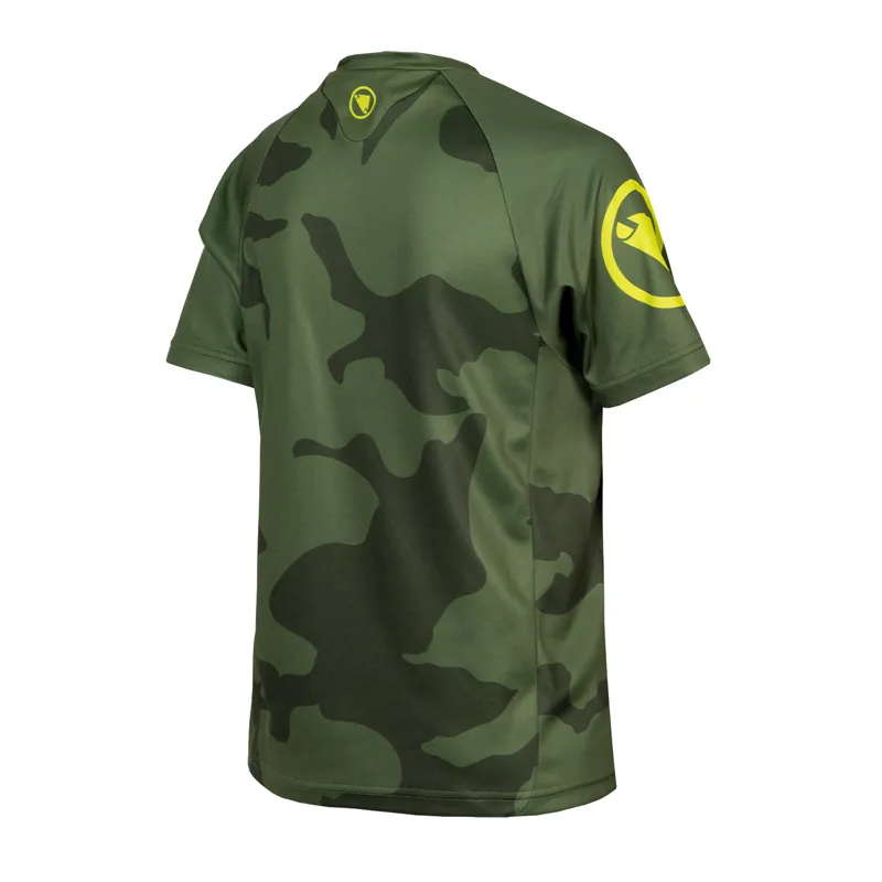Endura MT500JR Kids SS MTB Jersey Olive Green-1