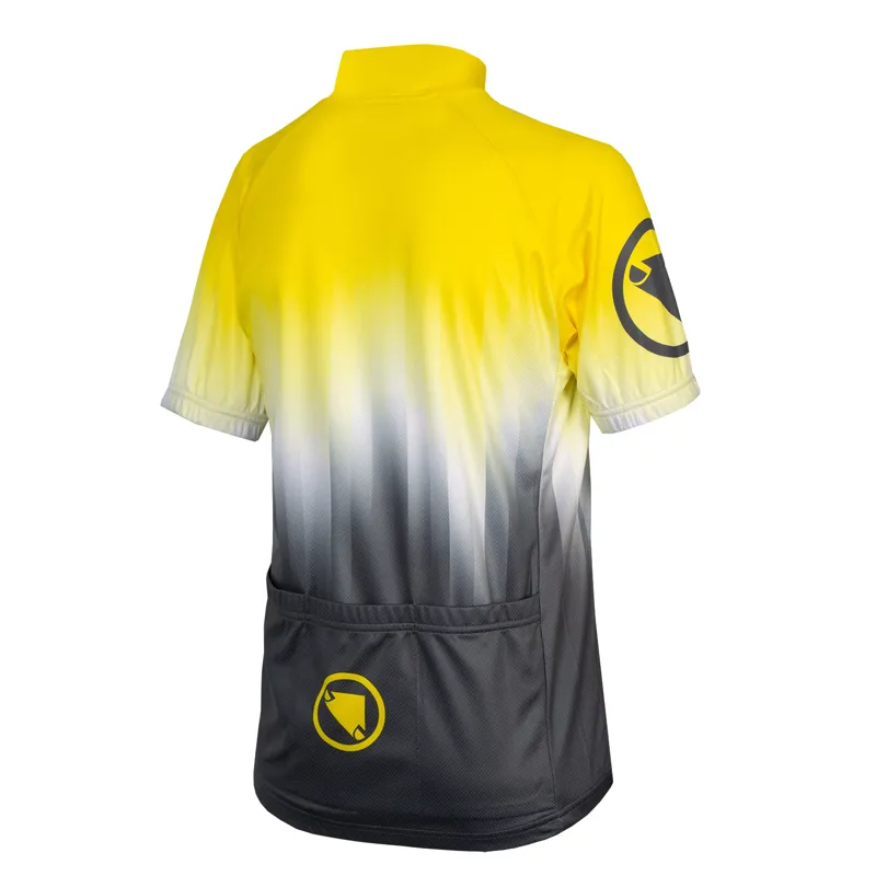 Endura Xtract Kids SS MTB Jersey Hi Viz Yellow-1