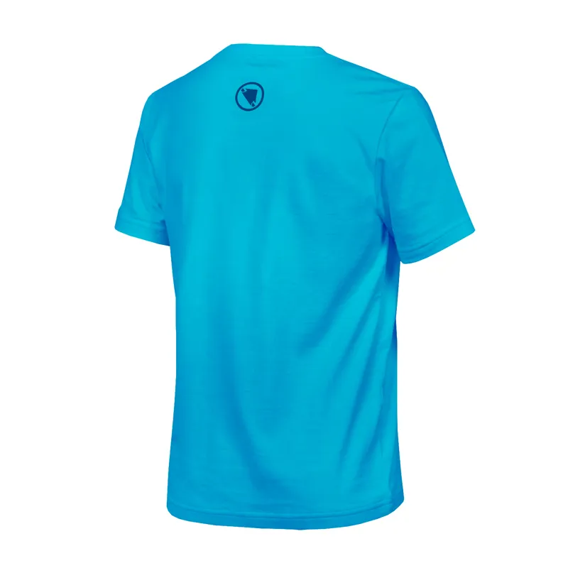 Endura One Clan Organic Kids SS Tee Electric Blue-1