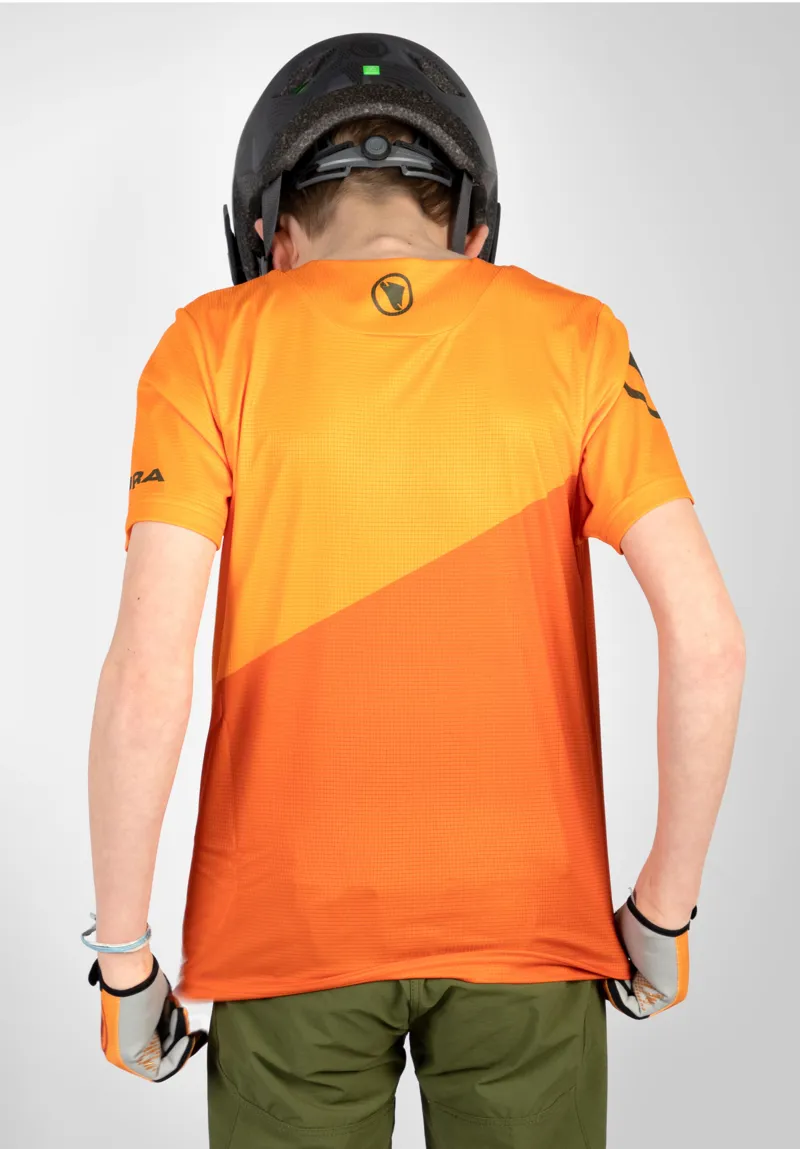 Endura Kids SingleTrack Core SS Tee Tangerine-4