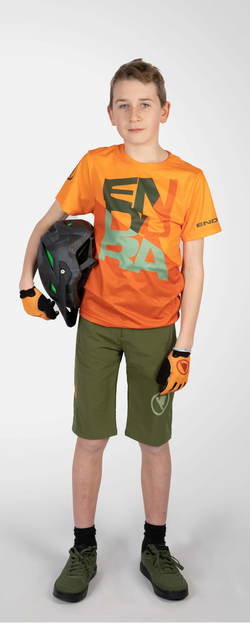 Endura Kids SingleTrack Core SS Tee Tangerine-7