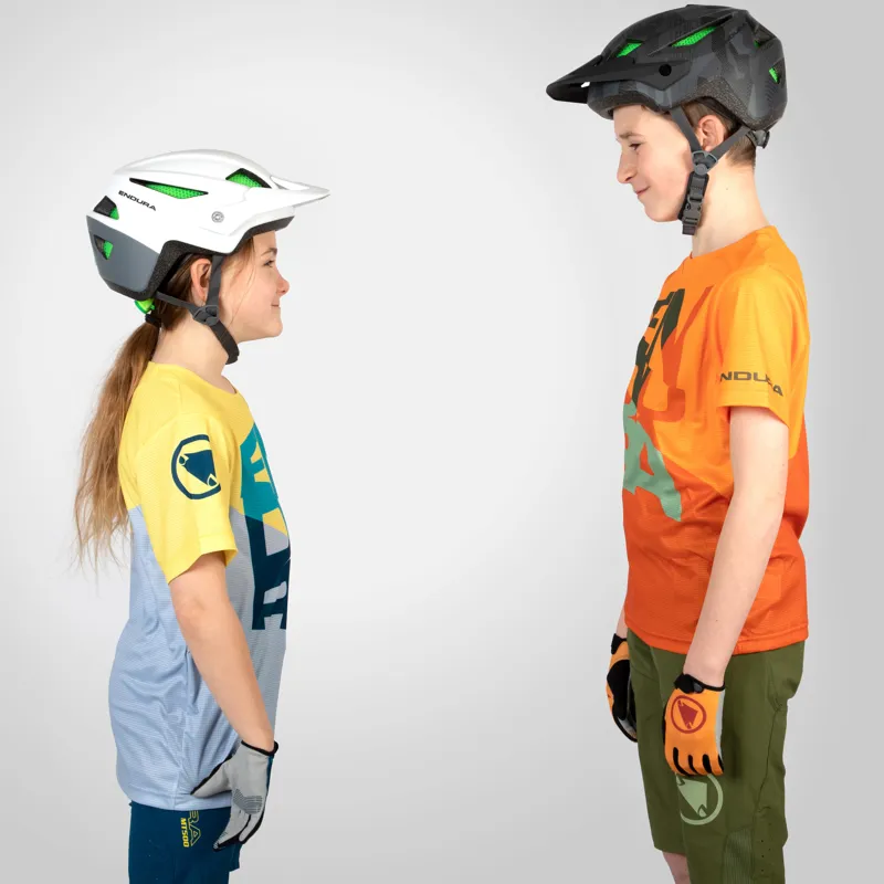 Endura Kids SingleTrack Core SS Tee Tangerine-8