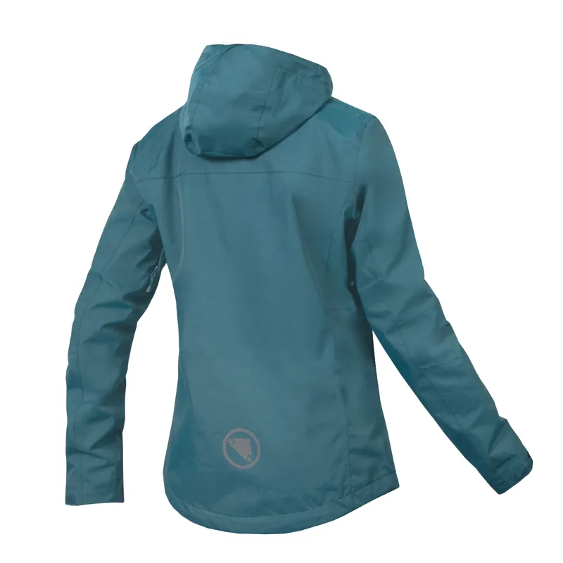Endura Hummvee Waterproof Hooded Womens Jacket Deep Teal-1