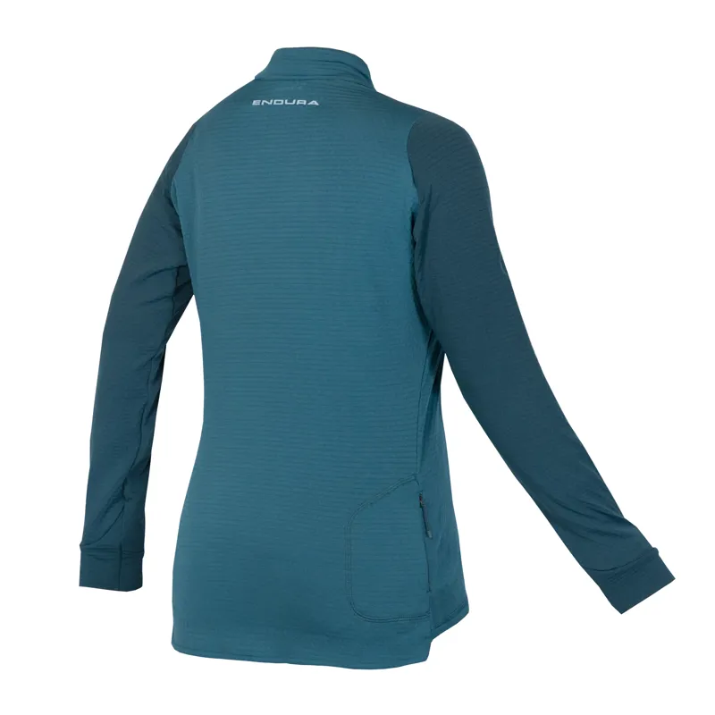 Endura SingleTrack Womens Fleece Deep Teal-1