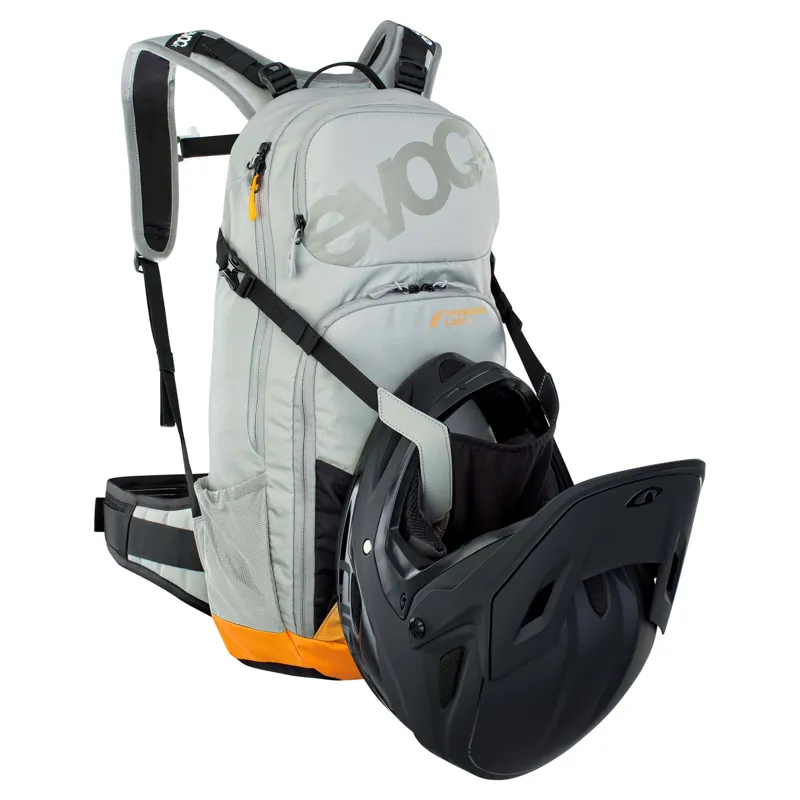 Evoc FR Enduro E-Ride Protector Backpack Stone/Bright Orange-4