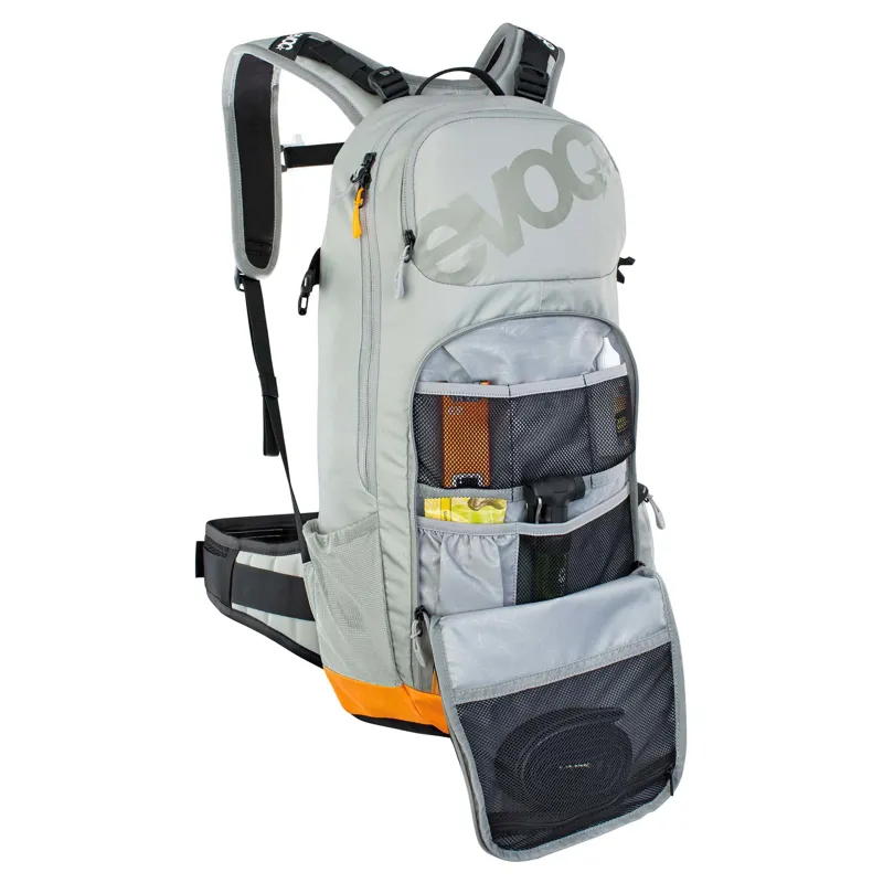 Evoc FR Enduro E-Ride Protector Backpack Stone/Bright Orange-5