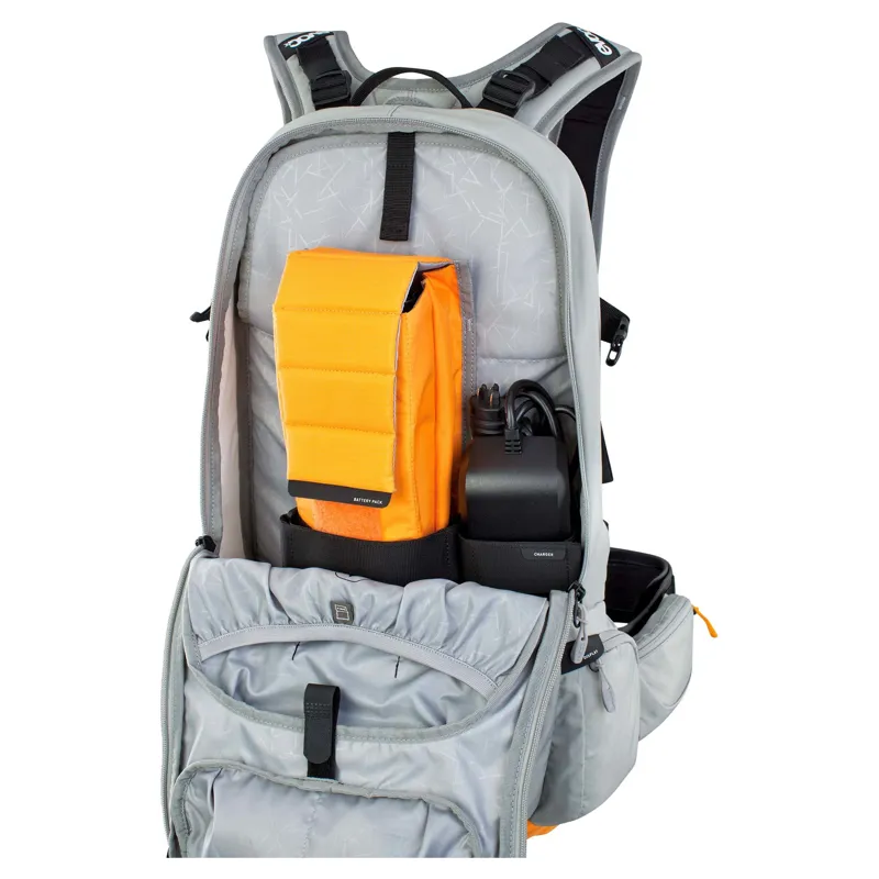 Evoc FR Enduro E-Ride Protector Backpack Stone/Bright Orange-10