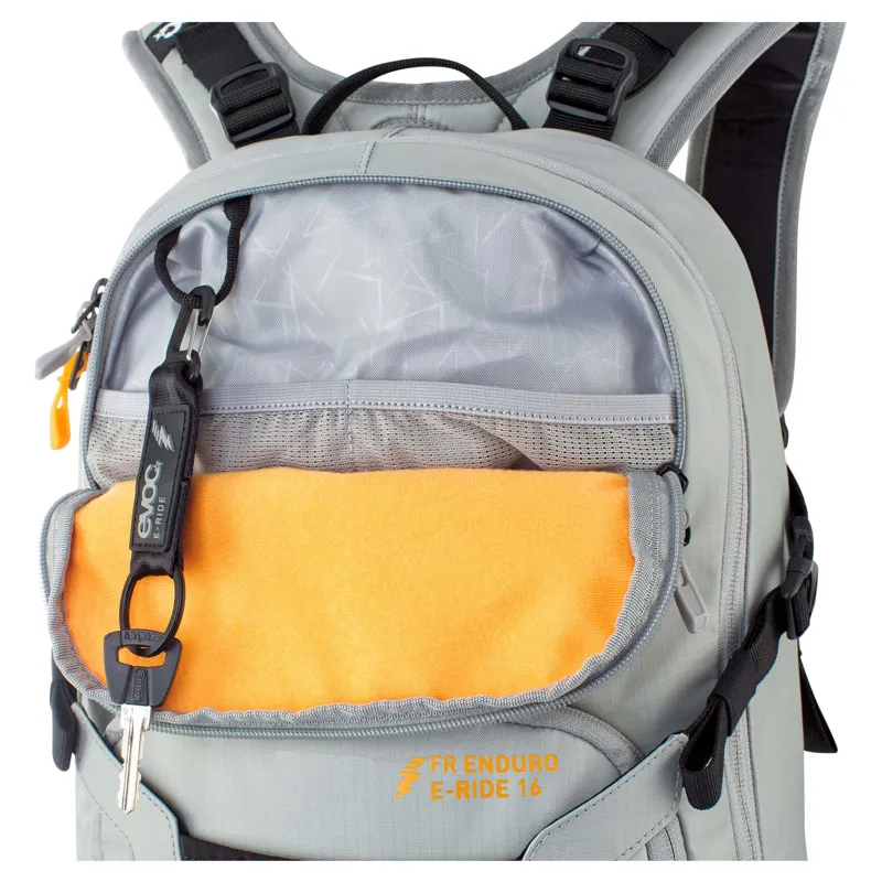 Evoc FR Enduro E-Ride Protector Backpack Stone/Bright Orange-6
