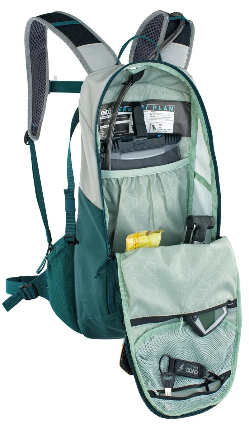 Evoc E-Ride Performance 12 L Backpack Stone / Pretrol-3