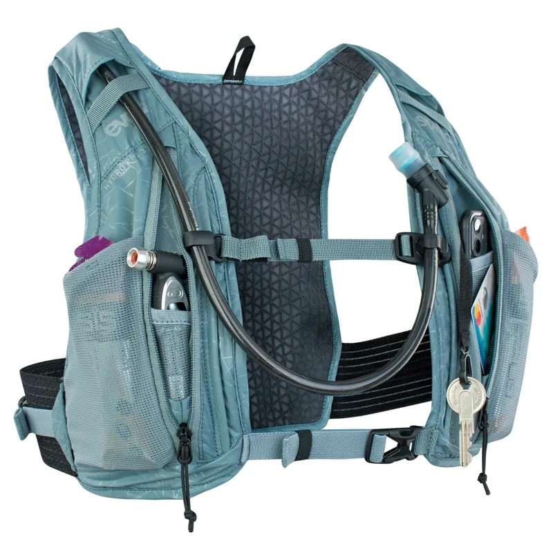 Evoc Hydro Pro 3L Hydration Pack + 1.5L Bladder Steel-6