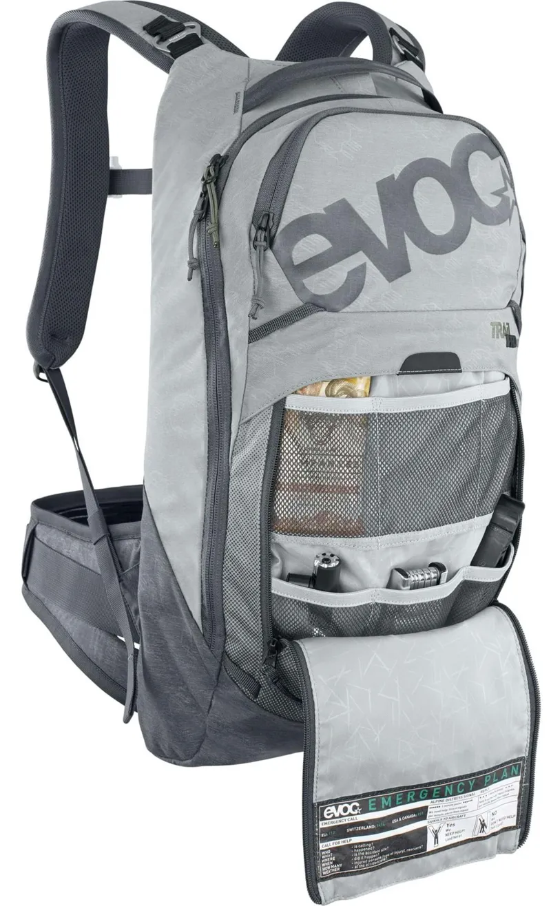 Evoc Trail Pro Protector Backpack 10L Stone/Carbon Grey-5