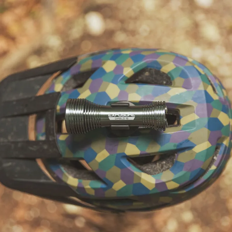 Exposure Diablo MK15 Helmet Light with Helmet/HB Mount Gunmetal Black-3