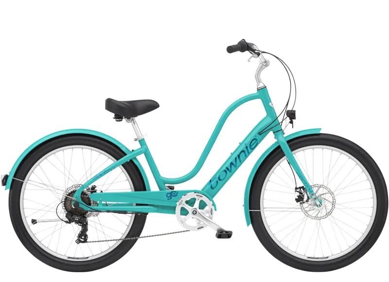 Electra Townie Go 7D EQ Step Thru Womens Electric Bike 2023 Blue