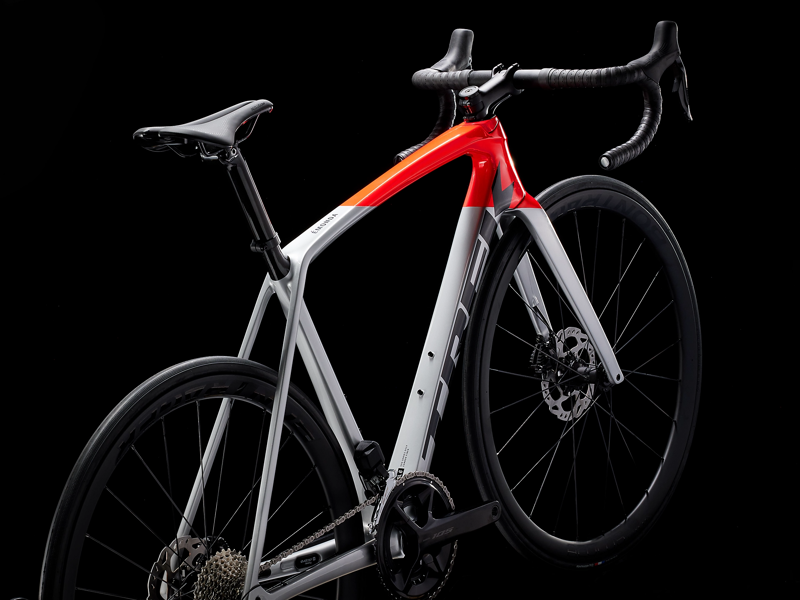 Emonda SL 6 Pro Di2 Road Bike 2023 Quick Silver/Radioactive Red-2