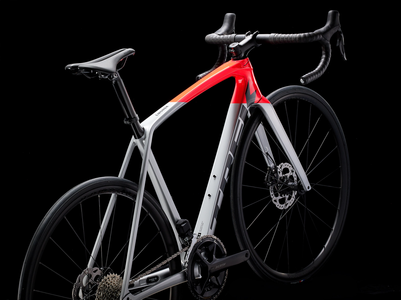 Trek Emonda SL 6 Road Bike 2023 Quicksilver/Radioactive Red-2