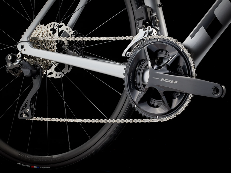 Trek Emonda SL 6 Road Bike 2023 Quicksilver/Radioactive Red-3