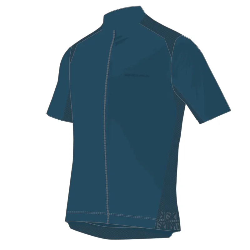 Endura Loop SS Zip Jersey Barra Blue-5