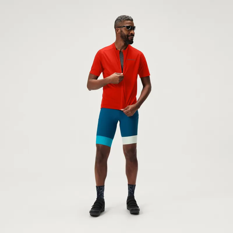 Endura Loop SS Zip Jersey Flame Red
