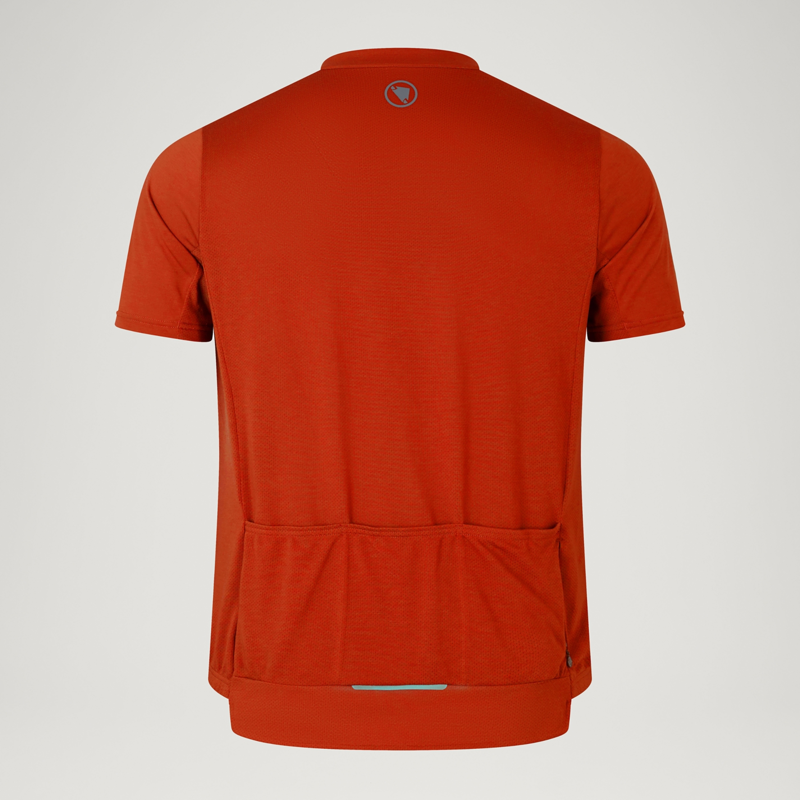 Endura Loop SS Zip Jersey Flame Red-4